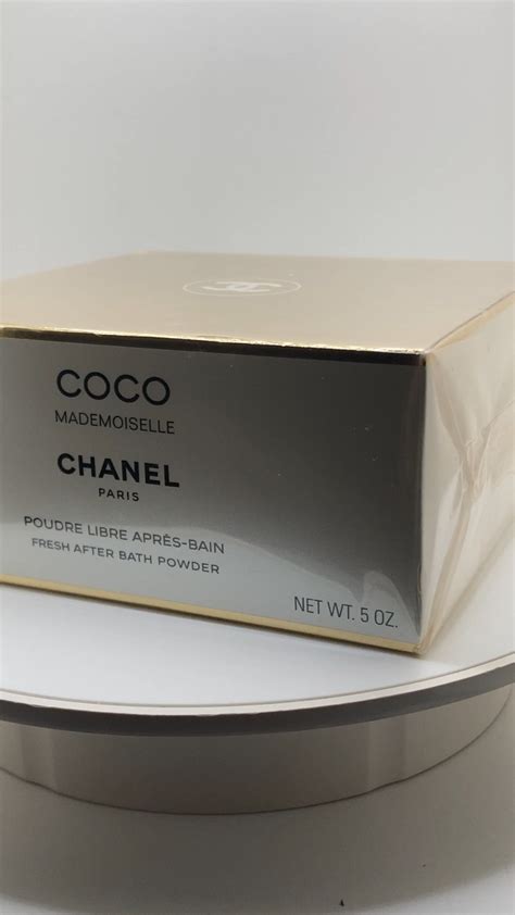 chanel mademoiselle dusting powder|Chanel dusting powder with puff.